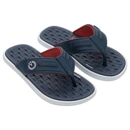 Chinelo Infantil Cartago Malta Viii - 12734 - Branco/azul/vermelho - Atacado