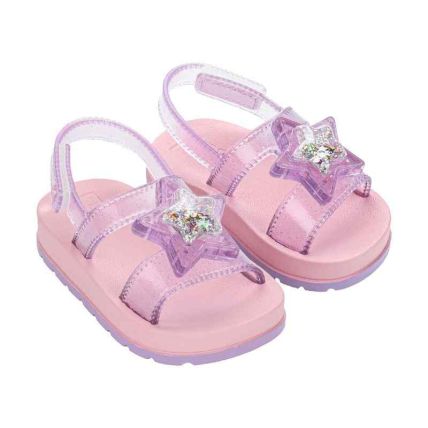 Sandalia Baby Zaxynina Glimmer - 19527 - Lilas Sereno Glitter - Atacado