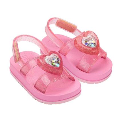 Sandalia Baby Zaxynina Glimmer - 19527 - Rosa Sorvete Glitter - Atacado