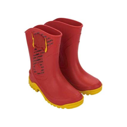 Bota Infantil Liga Da Justiça Faster - 23452 - Amarelo/vermelho/preto - Atacado