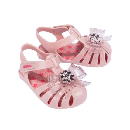 Sandalia Baby Zaxynina Romantic - 83794 - Nude Claro - Atacado