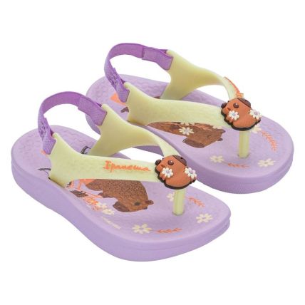 Chinelo Baby Ipanema Capivara - 27511 - Lilas/verde/castor - Atacado
