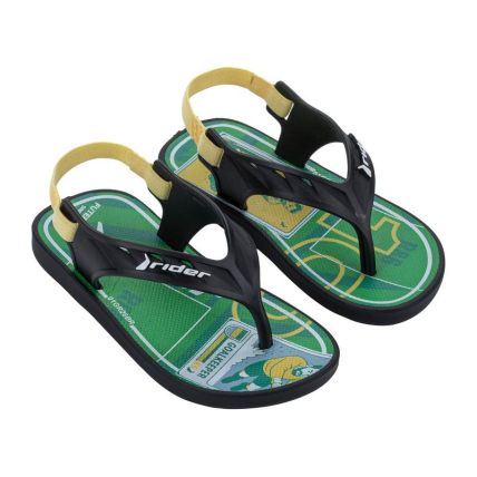 Chinelo Baby Rider Street Fun - 11810 - Preto/preto/amarelo - Atacado