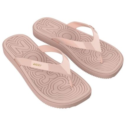 Chinelo Feminino Zaxy Ready - 19347 - Nude Claro - Atacado