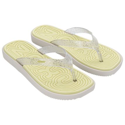 Chinelo Feminino Zaxy Ready - 19347 - Vidro Glitter/verde - Atacado