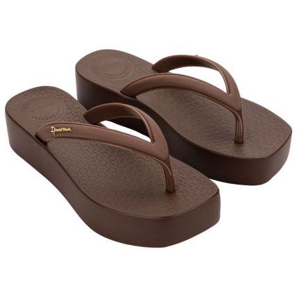 Tamanco Feminino Ipanema Pluma Up - 27516 - Bronze/marrom/amarelo - Atacado