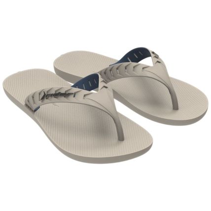 Chinelo Masculino Rider Street Duo - 12430 - Bege/bege/azul - Atacado