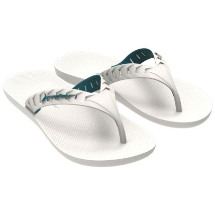 Chinelo Masculino Rider Street Duo - 12430 - Branco/branco/azul - Atacado