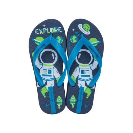 Chinelo Infantil Ipanema Fantasia - 27012 - Azul/azul/branco - Atacado