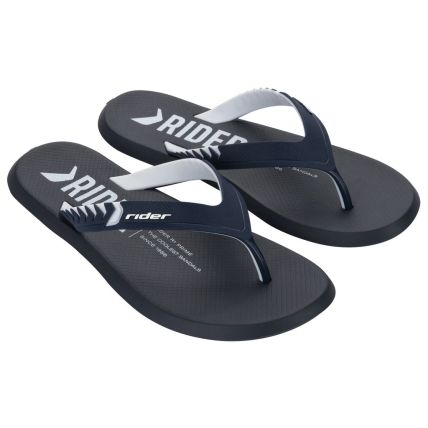 Chinelo Masculino Rider R1 Prime - 12438 - Azul Escuro/branco - Atacado