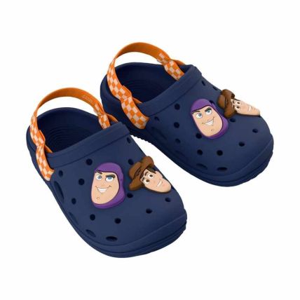 Babuche Baby Disney Warm - 23475 - Azul/laranja - Atacado