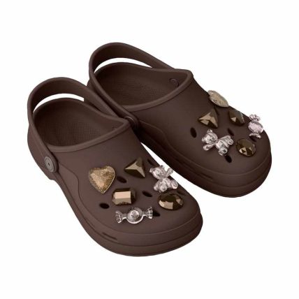 Babuche Feminino Zaxy Joy Pins New - 19518 - Marrom Urso - Atacado