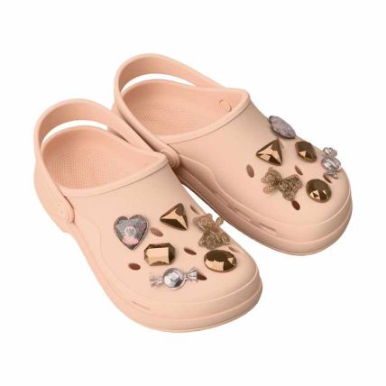 Babuche Feminino Zaxy Joy Pins New - 19518 - Terroso Claro - Atacado