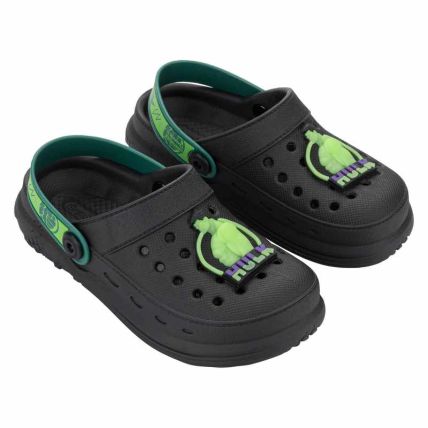 Babuche Infantil Avengers New Step Babuch - 23438 - Preto/verde - Atacado