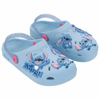 Babuche Infantil Disney Smile Babuch - 23348 - Azul/azul/rosa - Atacado