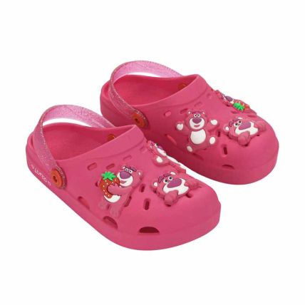 Babuche Infantil Disney Smile Babuch - 23348 - Rosa Escuro/rosa - Atacado