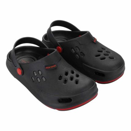 Babuche Masculino Mormaii Move - 12679 - Preto/preto/vermelho - Atacado