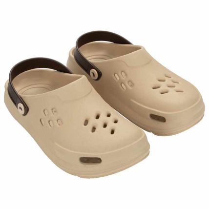 Babuche Masculino Rider Nomad Clog - 12670 - Bege/marrom - Atacado