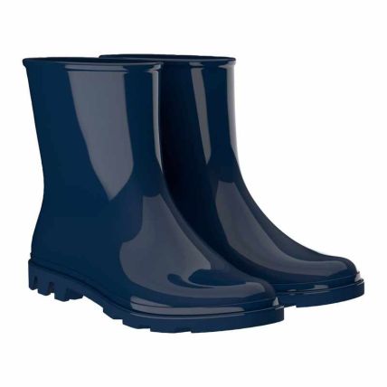 Bota Feminina Jetsky Feminina Sapataria - 00366 - Azul Sem Meia - Atacado
