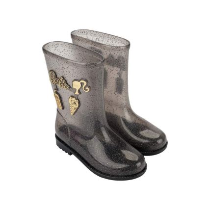 Bota Infantil Barbie Fizzy - 23437 - Preto/glitter/dourado - Atacado
