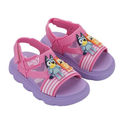 Sandalia Baby Bluey Easy Plus - 23459 - Lilas/rosa/branco - Atacado