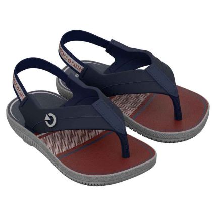 Chinelo Baby Cartago Atlanta - 12256 - Cinza/vermelho/azul - Atacado