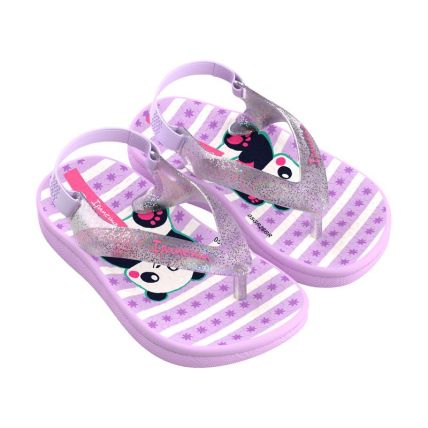 Chinelo Baby Ipanema Anatomica Sweet - 27531 - Lilas/glitter/rosa - Atacado