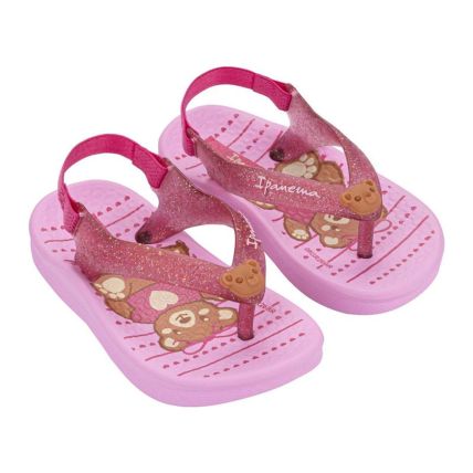 Chinelo Baby Ipanema Anatomica Sweet - 27531 - Rosa Claro/rosa Glitter - Atacado
