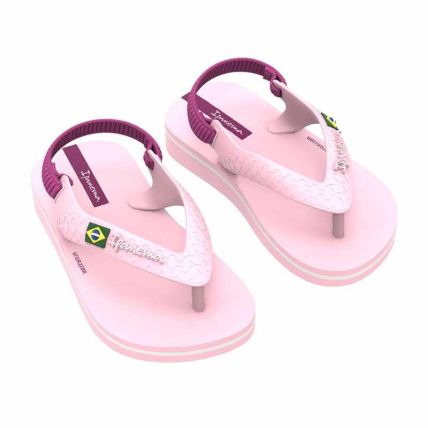Chinelo Baby Ipanema Brasil Ii - 27046 - Rosa Claro/rosa - Atacado