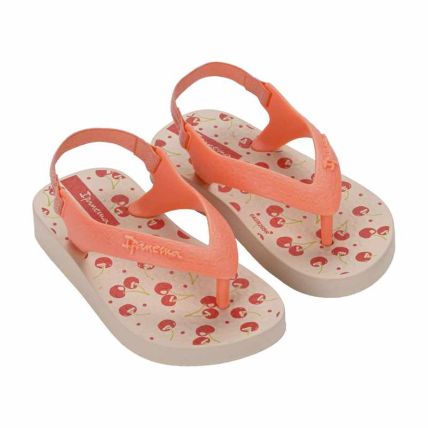 Chinelo Baby Ipanema Classic - 27011 - Bege/laranja/vermelho - Atacado