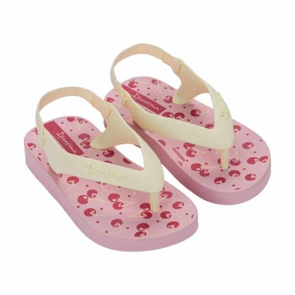 Chinelo Baby Ipanema Classic - 27011 - Rosa/bege/amarelo - Atacado