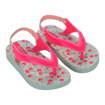 Chinelo Baby Ipanema Classic - 27011 - Verde/rosa - Atacado