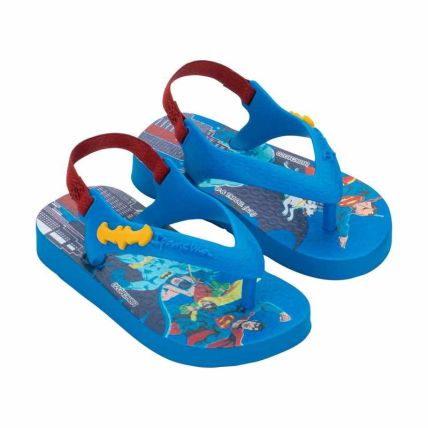 Chinelo Baby Ipanema Liga Da Justiça - 27544 - Azul/azul/vermelho - Atacado