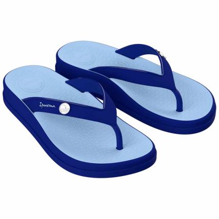 Chinelo Feminino Ipanema Anatomica Pluma - 27563 - Azul/azul - Atacado