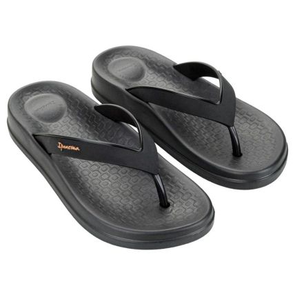 Chinelo Feminino Ipanema Anatomica Pluma Light - 27618 - Preto/preto - Atacado