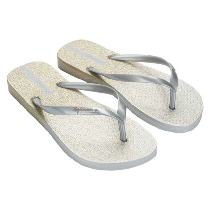Chinelo Feminino Ipanema Blush Shine - 27644 - Bege/prata/glitter - Atacado