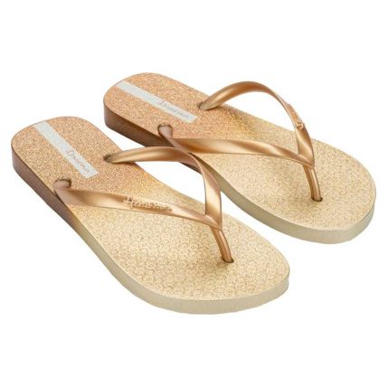 Chinelo Feminino Ipanema Blush Shine - 27644 - Ouro/dourado/glitter - Atacado