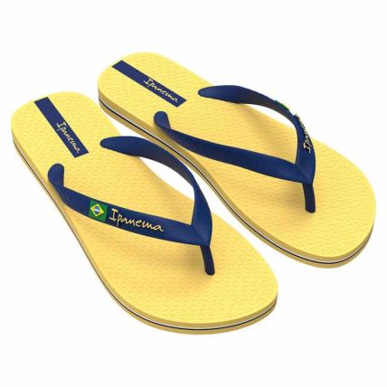 Chinelo Feminino Ipanema Brasil - 27040 - Amarelo/azul - Atacado
