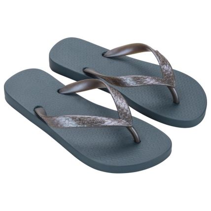 Chinelo Feminino Ipanema Classica - 06466 - Azul/prata Perolado - Atacado