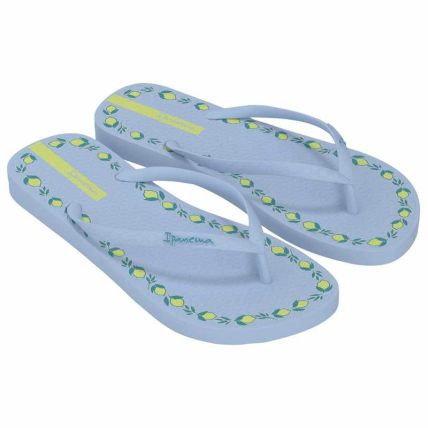 Chinelo Feminino Ipanema Day - 27321 - Azul/azul/amarelo - Atacado
