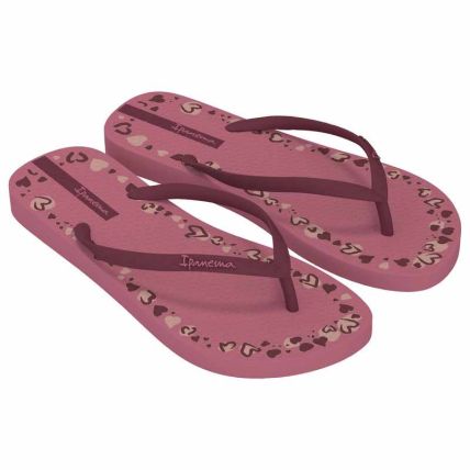 Chinelo Feminino Ipanema Day - 27321 - Rosa/vermelho/rosa - Atacado
