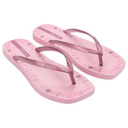 Chinelo Feminino Ipanema Edge Glitter - 27561 - Rosa/glitter/violeta - Atacado