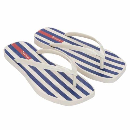 Chinelo Feminino Ipanema Edge Joy - 27504 - Bege/azul/vermelho - Atacado