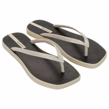 Chinelo Feminino Ipanema Edge Joy - 27504 - Bege/preto - Atacado