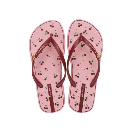 Chinelo Feminino Ipanema Fashion Print - 27562 - Rosa/bordo Jambo - Atacado