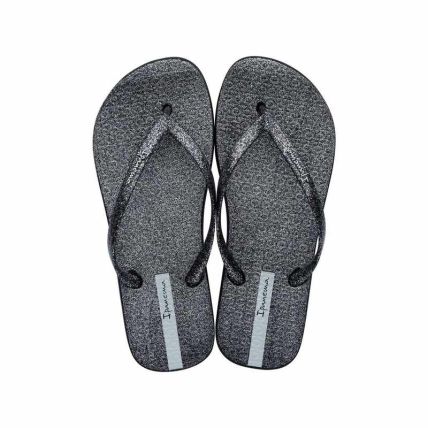Chinelo Feminino Ipanema Glitter - 26481 - Preto/preto Glitter - Atacado