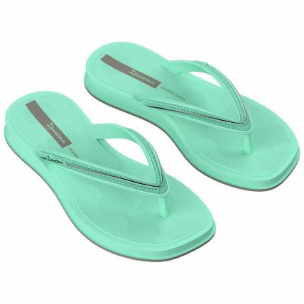 Chinelo Feminino Ipanema Glow - 27398 - Verde/verde/cinza - Atacado