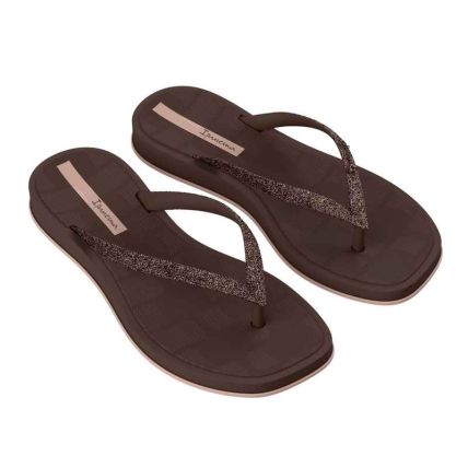 Chinelo Feminino Ipanema Gold - 27542 - Marrom/glitter/rosa - Atacado