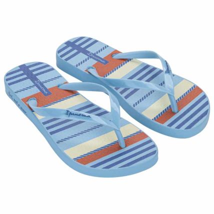 Chinelo Feminino Ipanema Navy - 27220 - Azul/laranja/bege - Atacado
