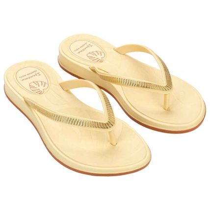 Chinelo Feminino Ipanema Shine - 27570 - Mantega/ocre - Atacado
